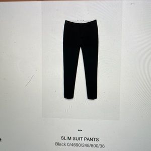 Zara new slim suit pant never worn with tags